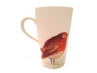 Baby Bird Hand Painted Cafe Latte Mug